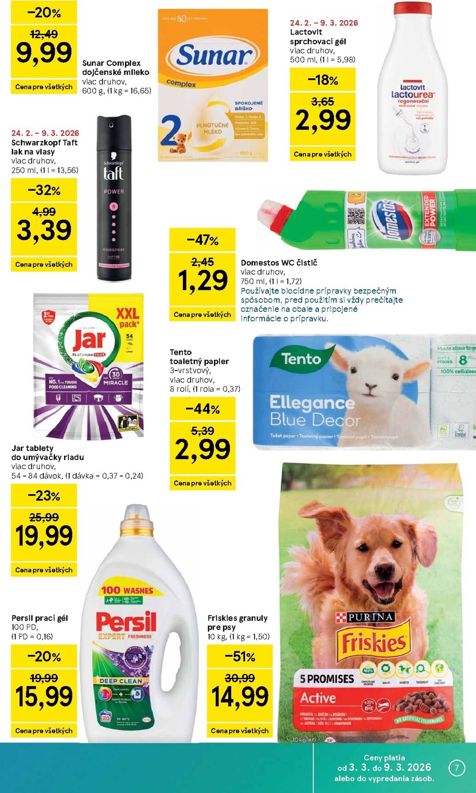 Page 7 of Aktuálny tesco leták platný od stredy 04.03 do 10.03