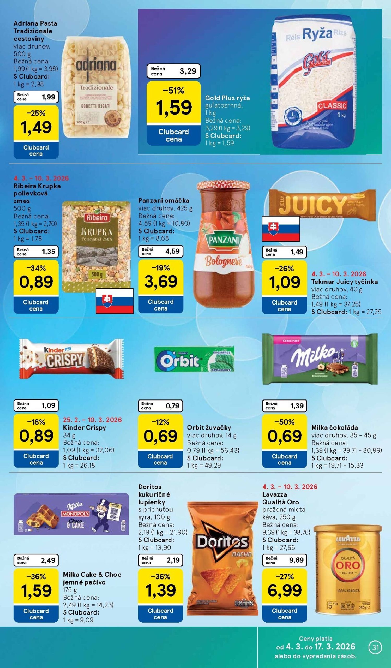 Page 31 of Aktuálny tesco leták platný od stredy 04.03 do 10.03