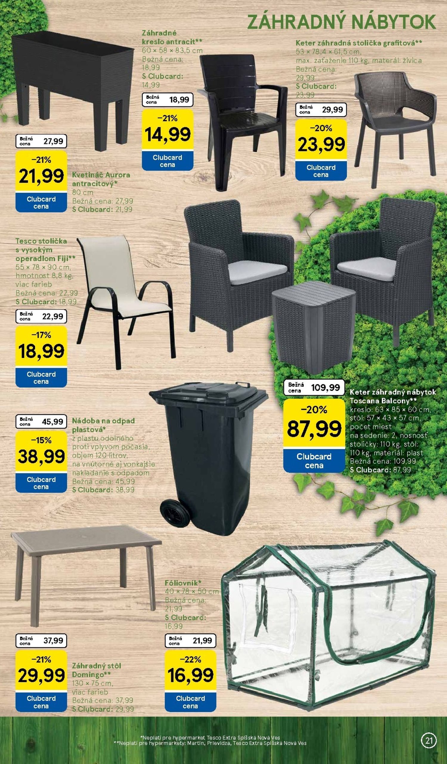 Page 21 of Aktuálny tesco leták platný od utorka 03.03 do 06.04