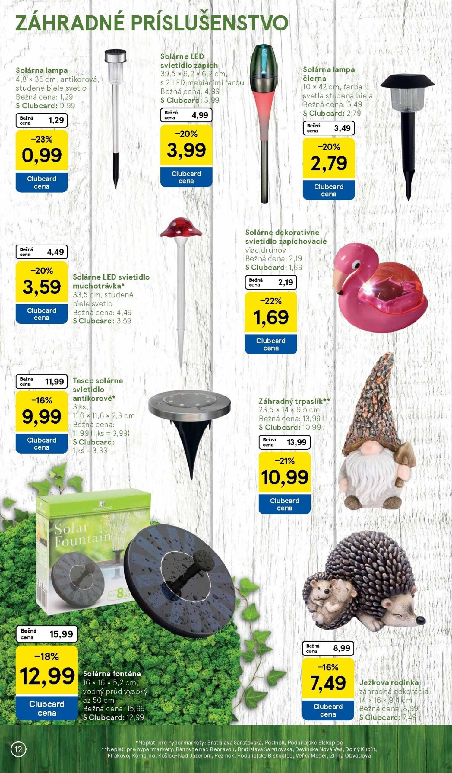 Page 12 of Aktuálny tesco leták platný od utorka 03.03 do 06.04