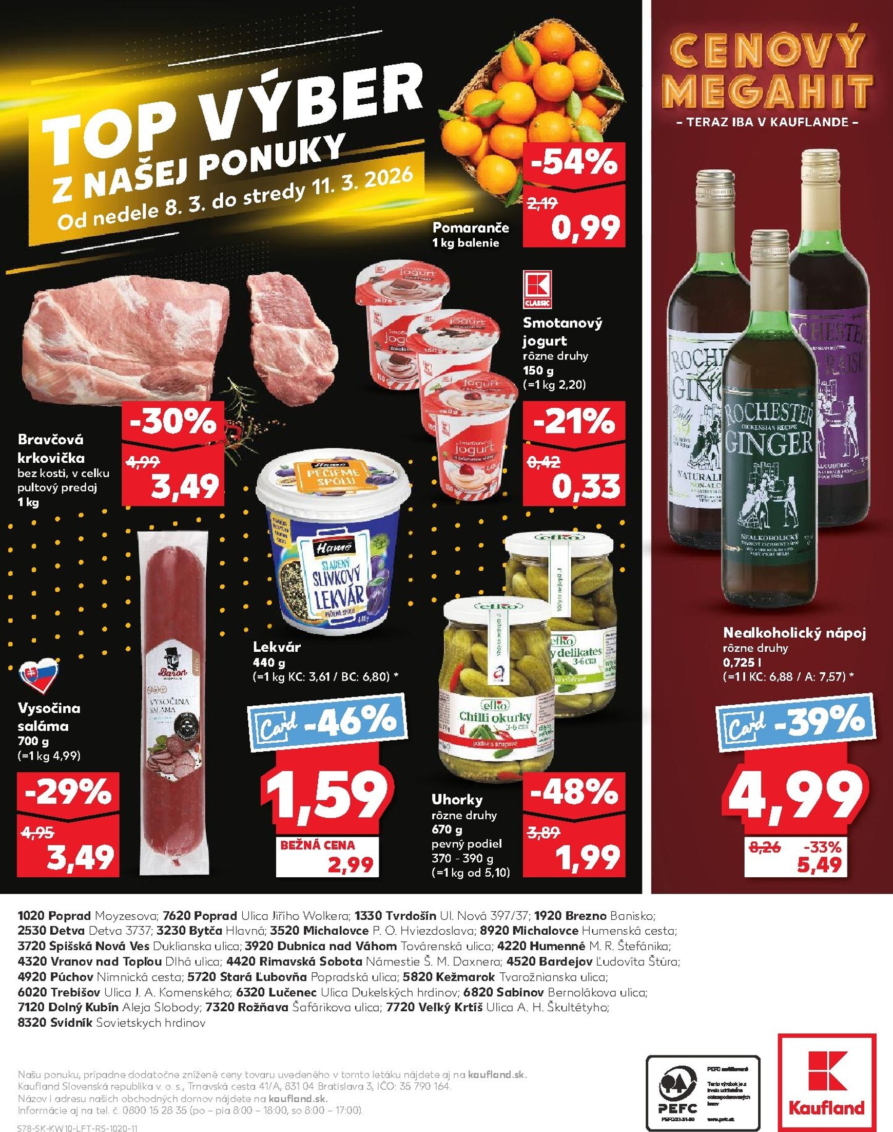 Page 78 of Aktuálny kaufland leták platný od štvrtka 05.03 do 11.03
