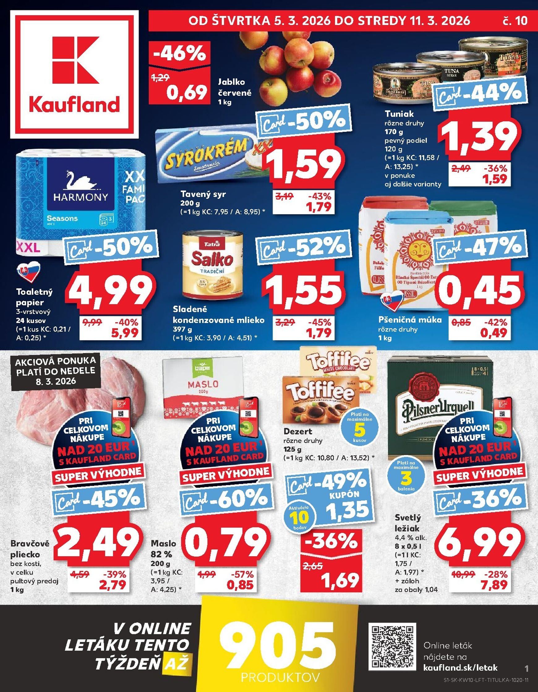 Page 1 of Aktuálny kaufland leták platný od štvrtka 05.03 do 11.03