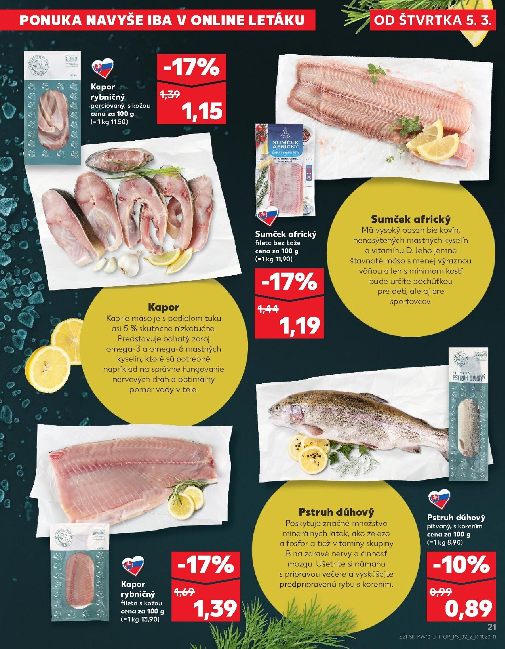 Page 21 of Aktuálny kaufland leták platný od štvrtka 05.03 do 11.03