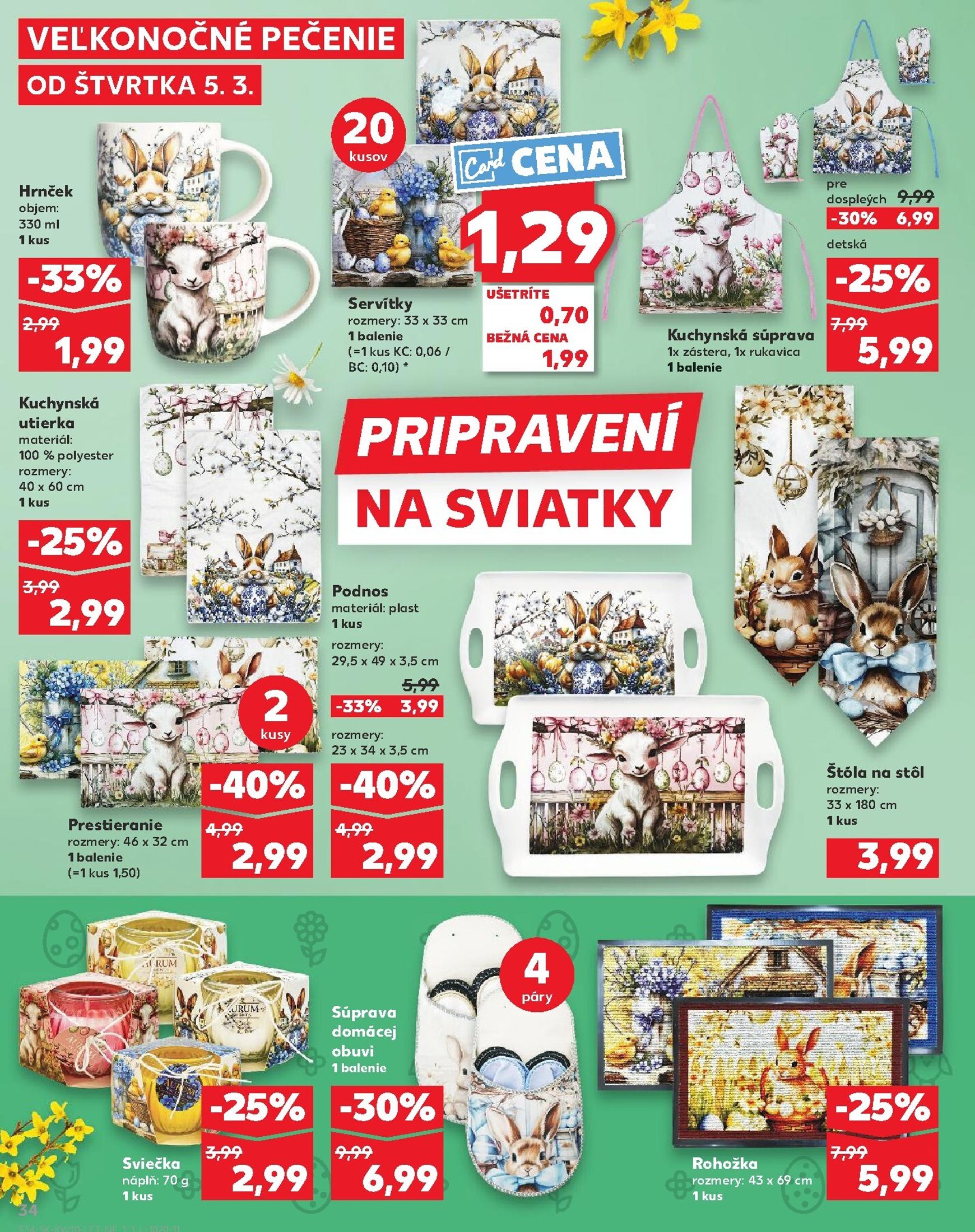 Page 34 of Aktuálny kaufland leták platný od štvrtka 05.03 do 11.03