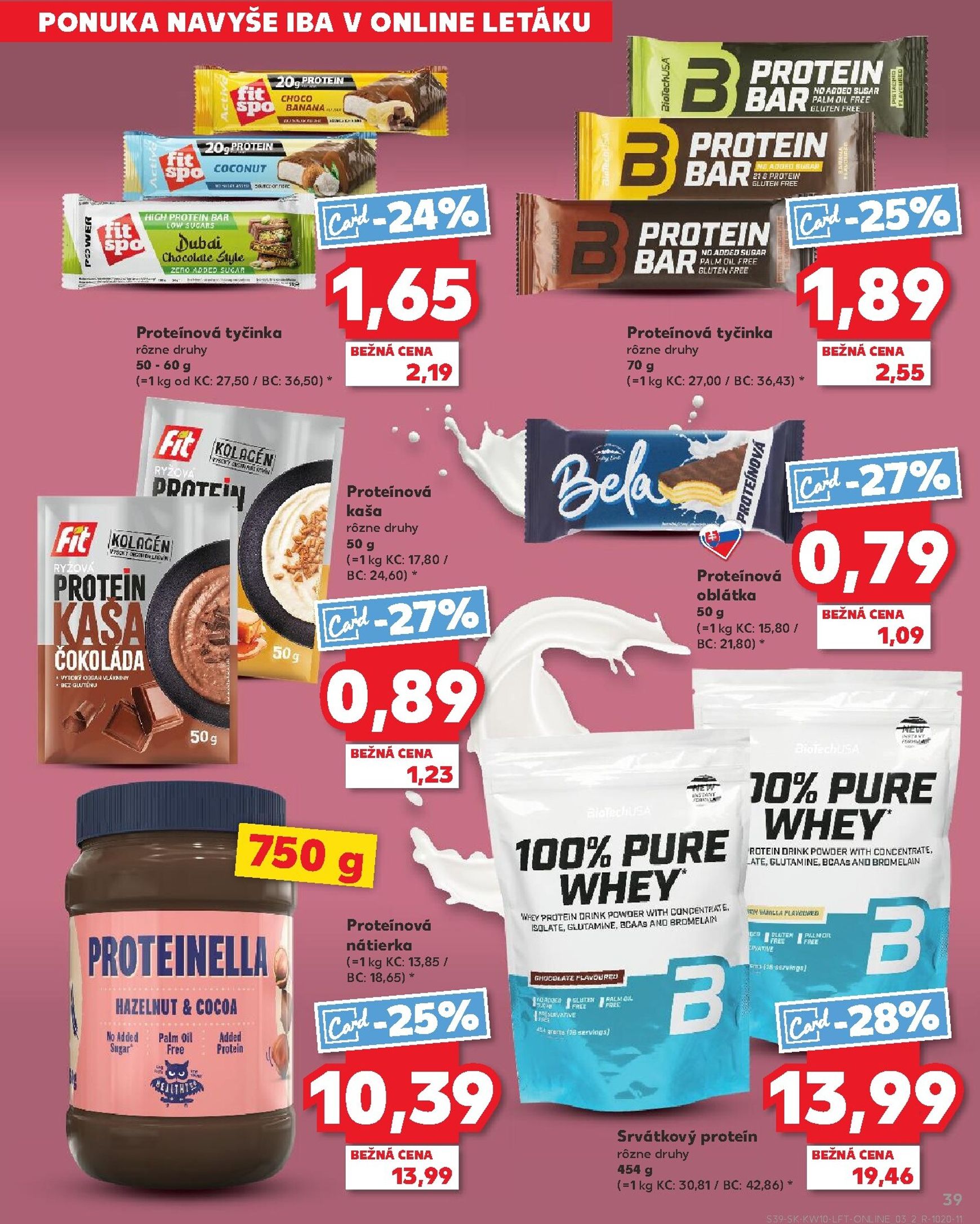 Page 39 of Aktuálny kaufland leták platný od štvrtka 05.03 do 11.03