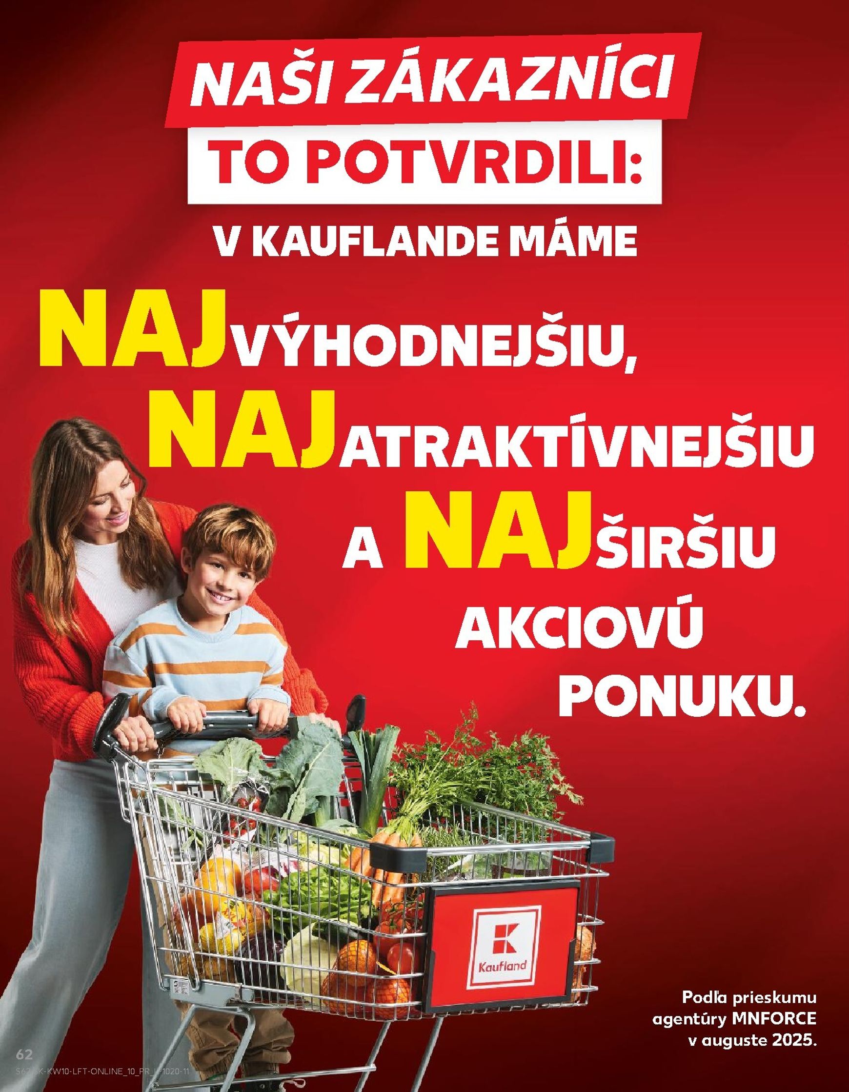 Page 62 of Aktuálny kaufland leták platný od štvrtka 05.03 do 11.03