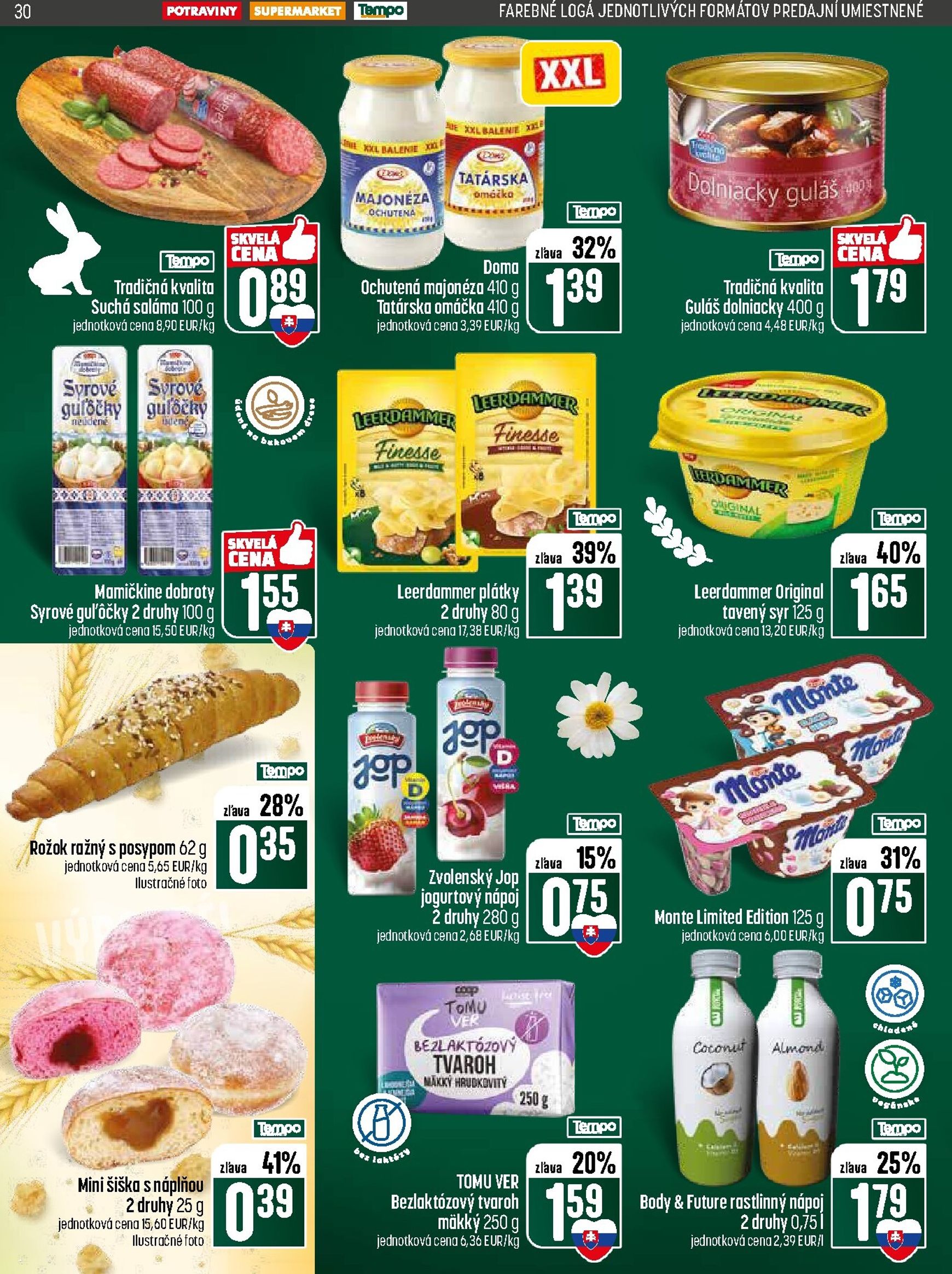 Page 30 of Aktuálny coop-jednota leták platný od štvrtka 05.03 do 11.03