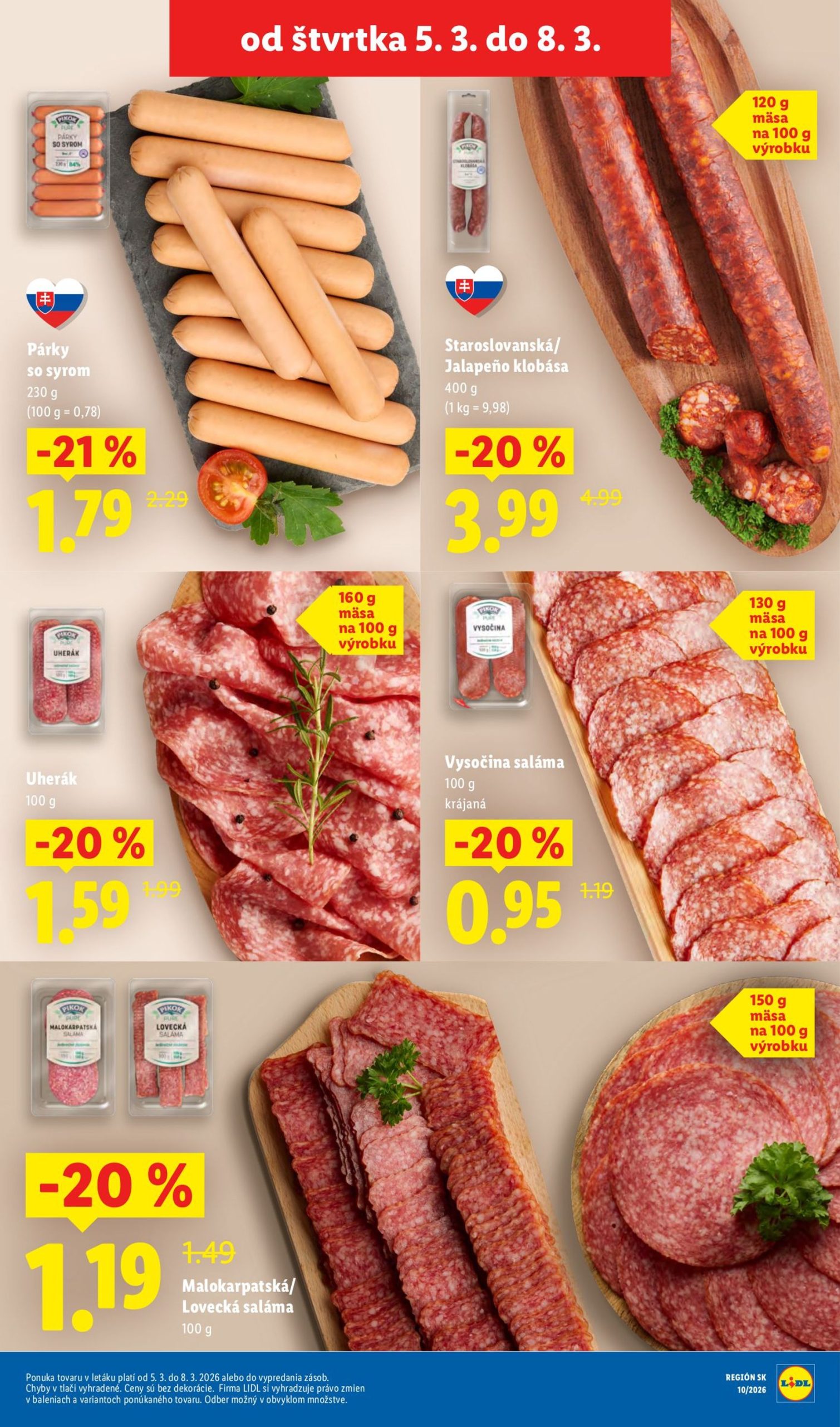 Page 11 of Aktuálny lidl leták platný od štvrtka 05.03 do 08.03