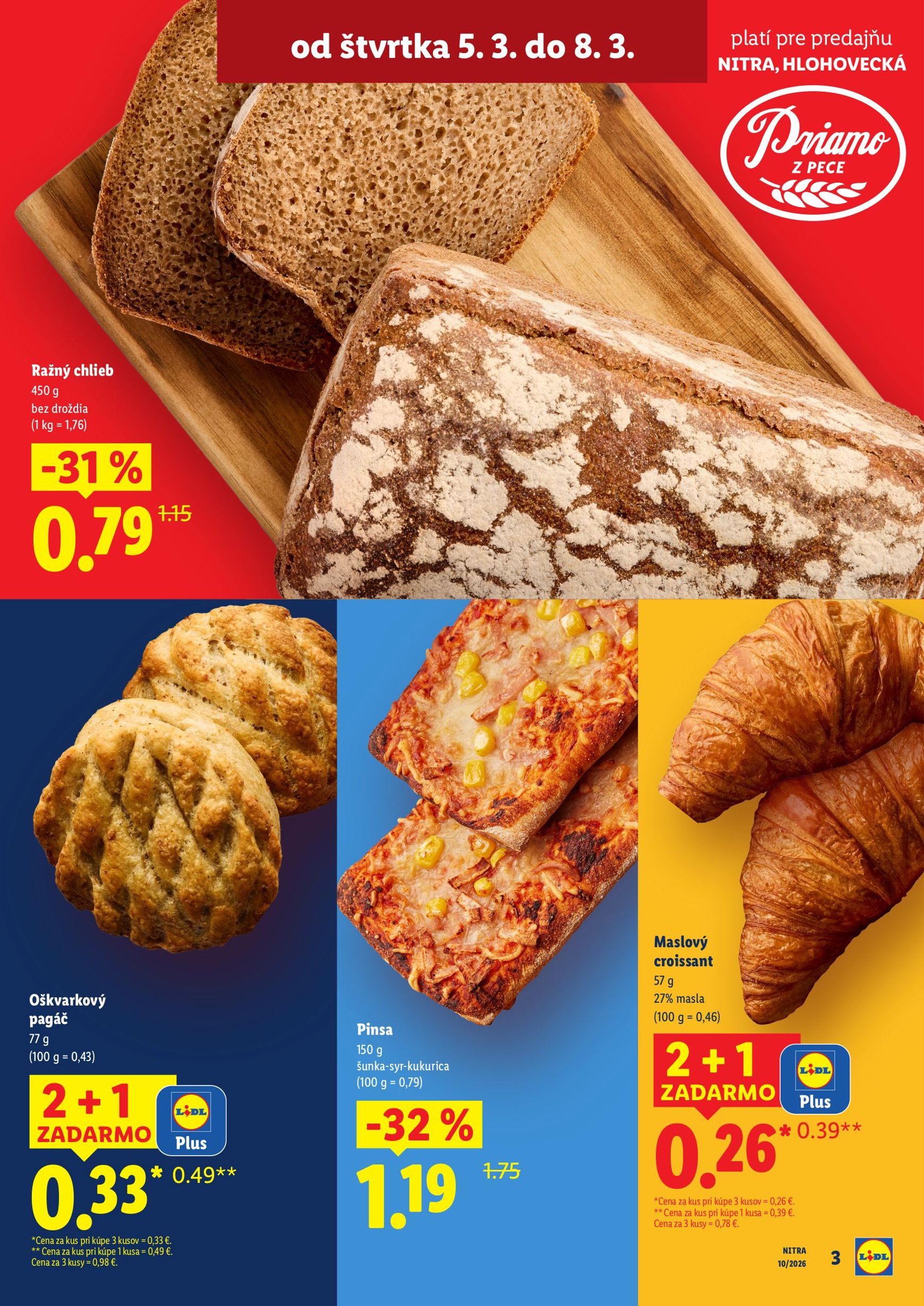 Page 3 of Aktuálny lidl leták platný od štvrtka 05.03 do 08.03