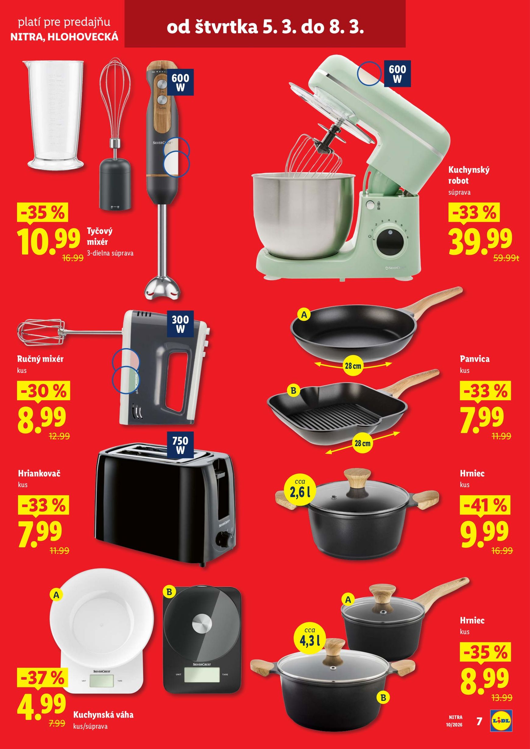 Page 7 of Aktuálny lidl leták platný od štvrtka 05.03 do 08.03