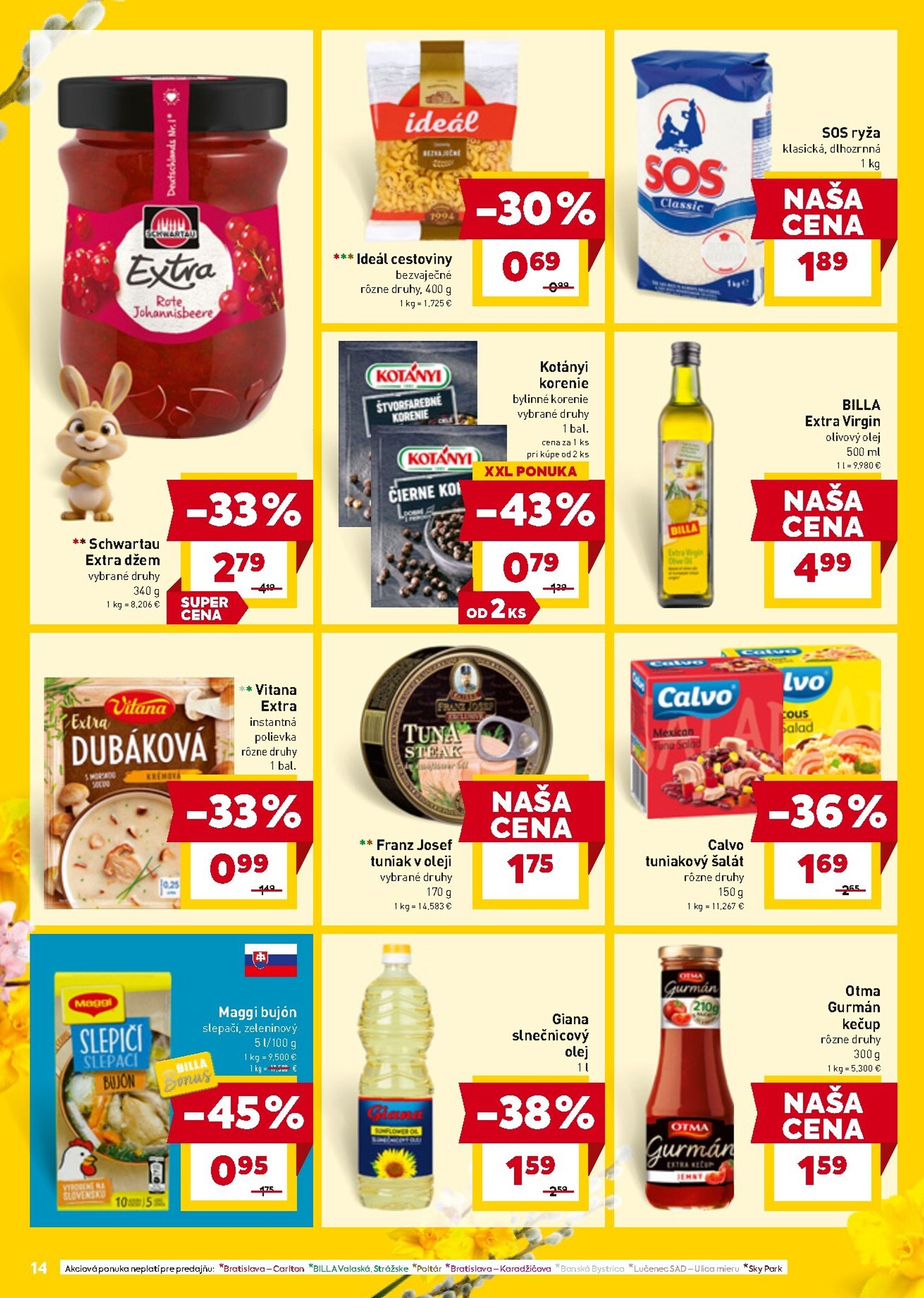 Page 16 of Aktuálny billa leták platný od stredy 04.03 do 10.03