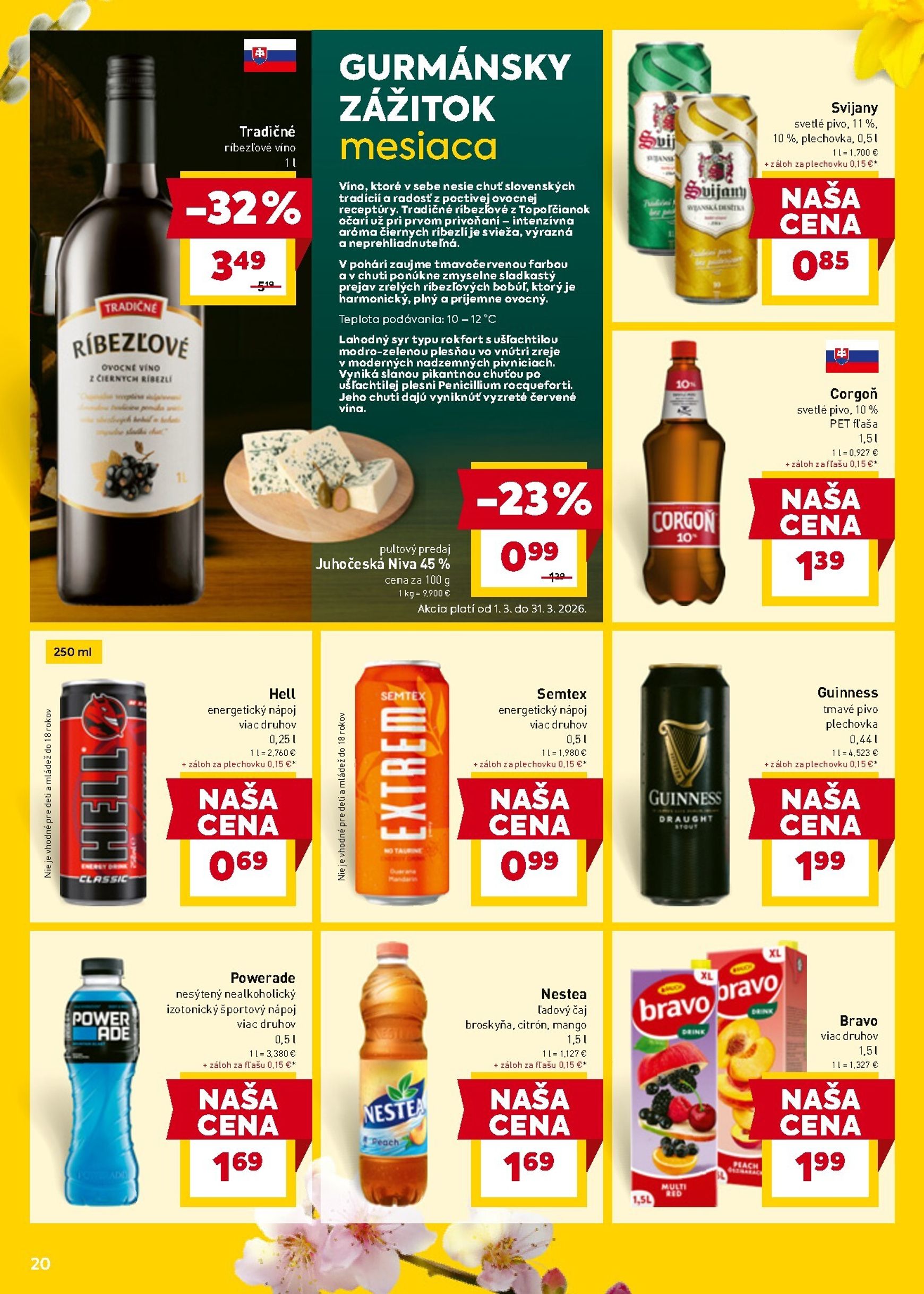 Page 22 of Aktuálny billa leták platný od stredy 04.03 do 10.03
