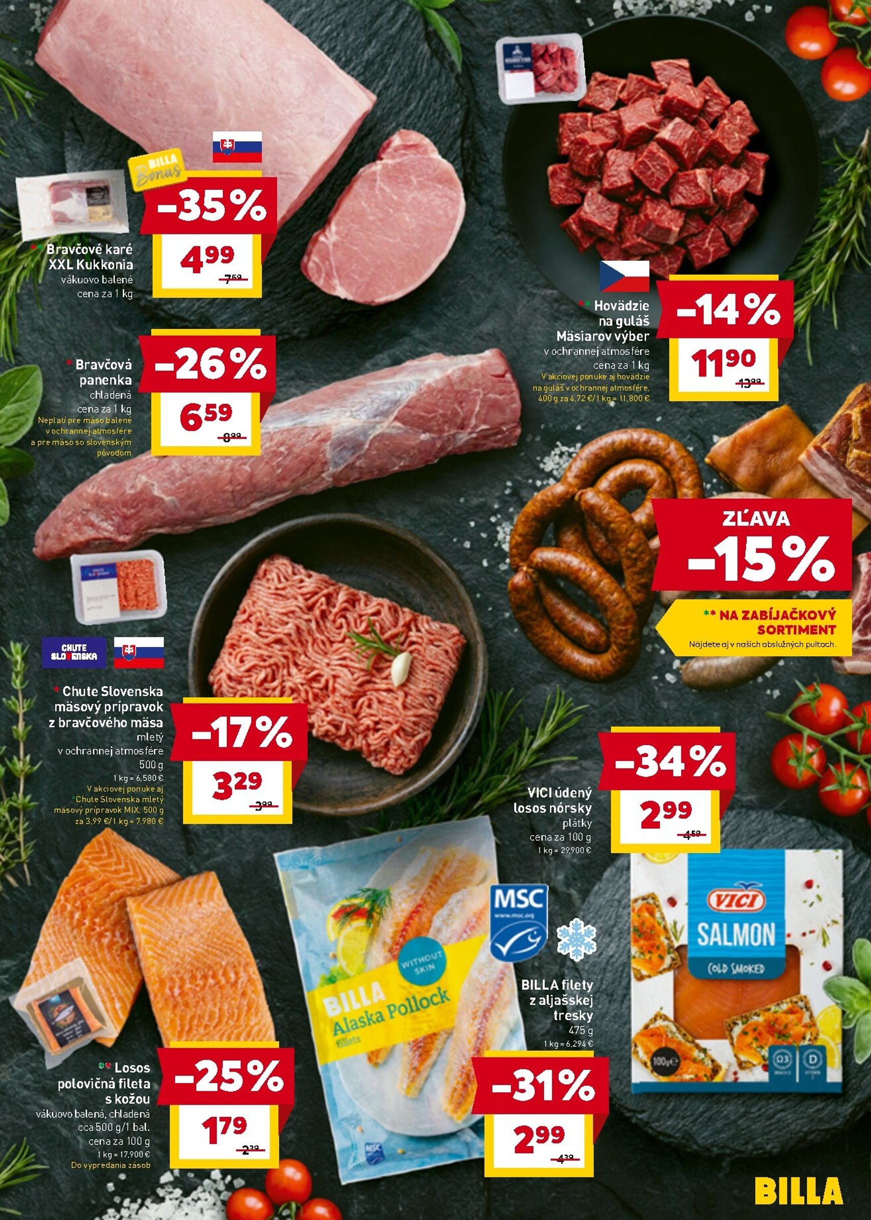 Page 7 of Aktuálny billa leták platný od stredy 04.03 do 10.03