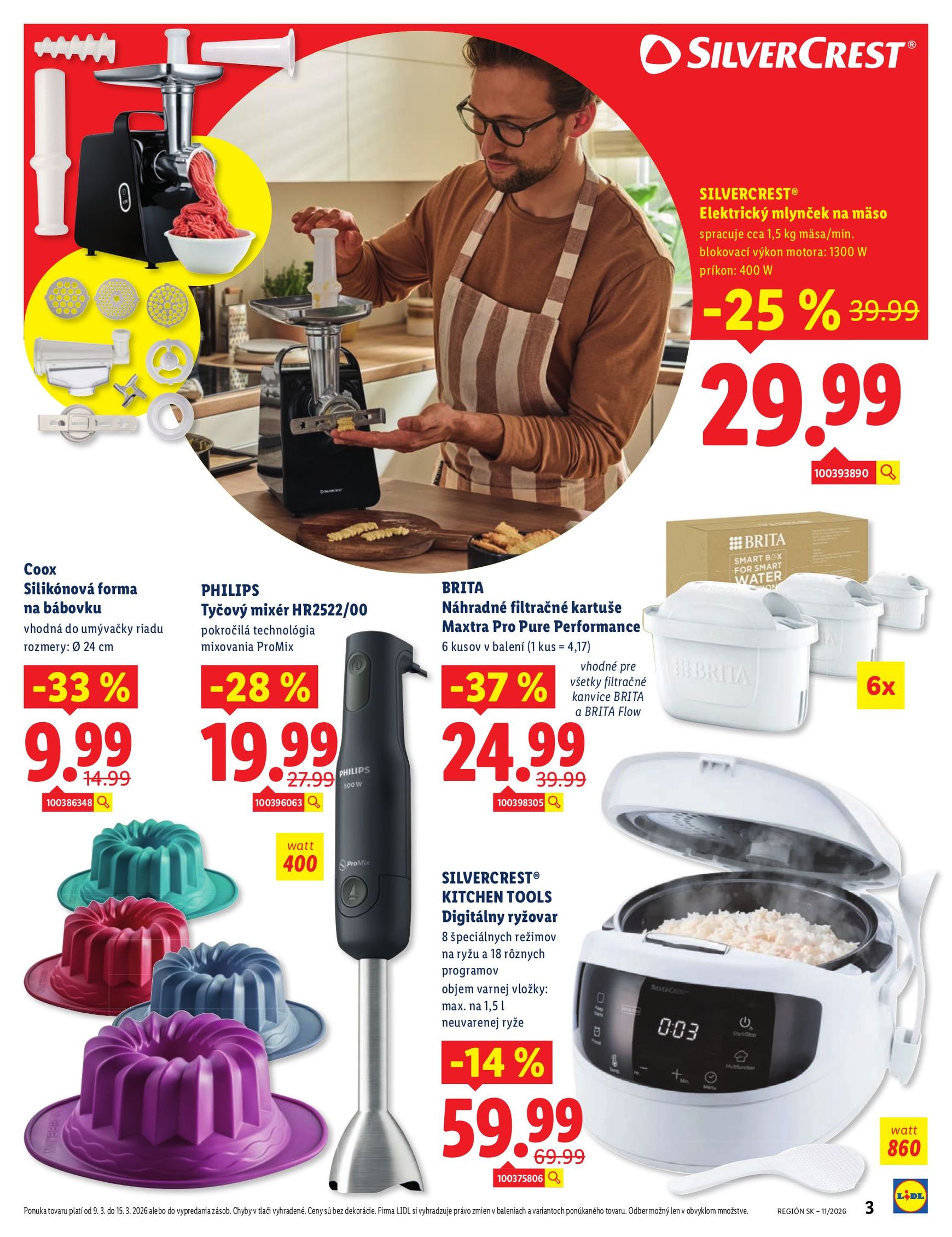Page 3 of Aktuálny lidl leták platný od pondelka 09.03 do 15.03