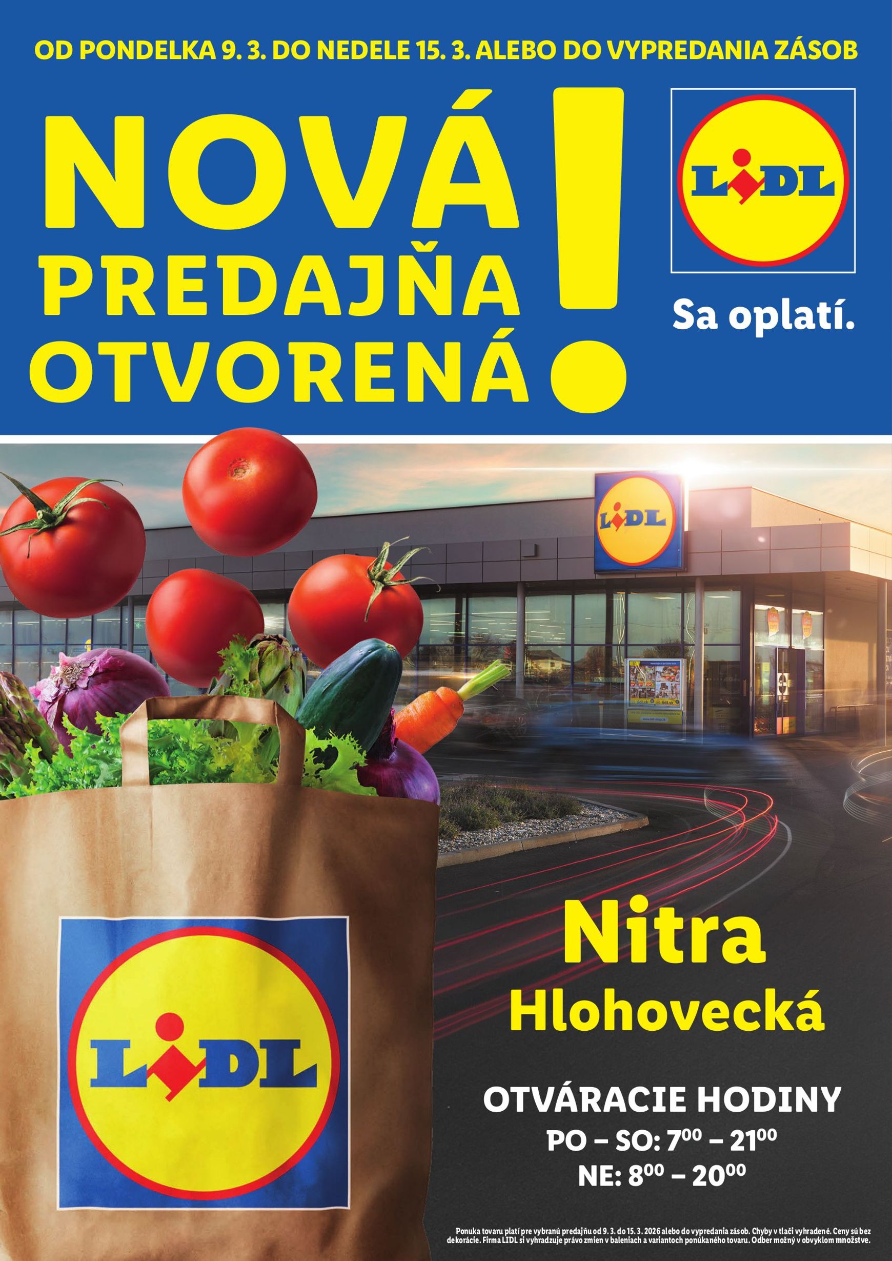 Page 1 of Aktuálny lidl leták platný od pondelka 09.03 do 15.03