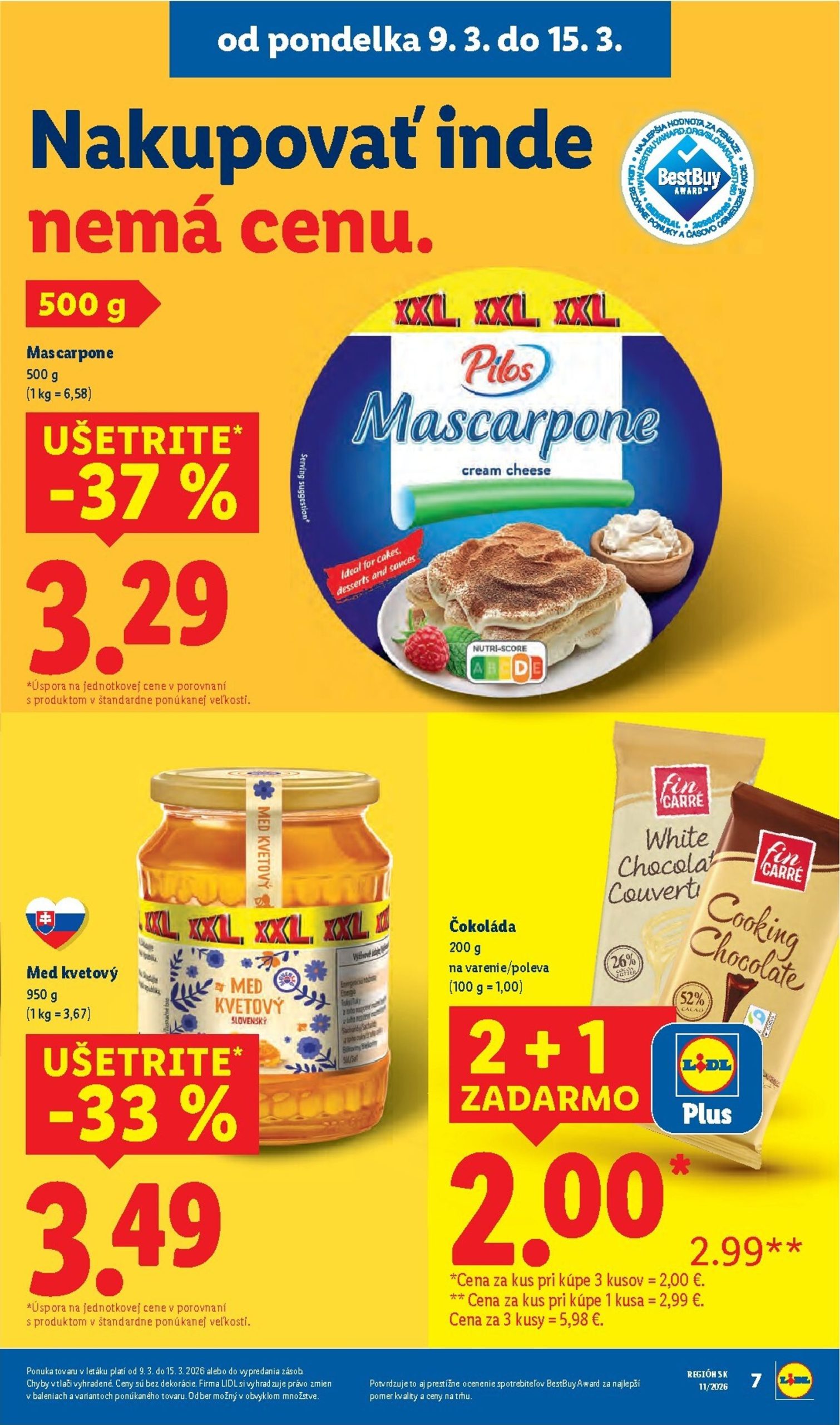 Page 9 of Aktuálny lidl leták platný od pondelka 09.03 do 15.03