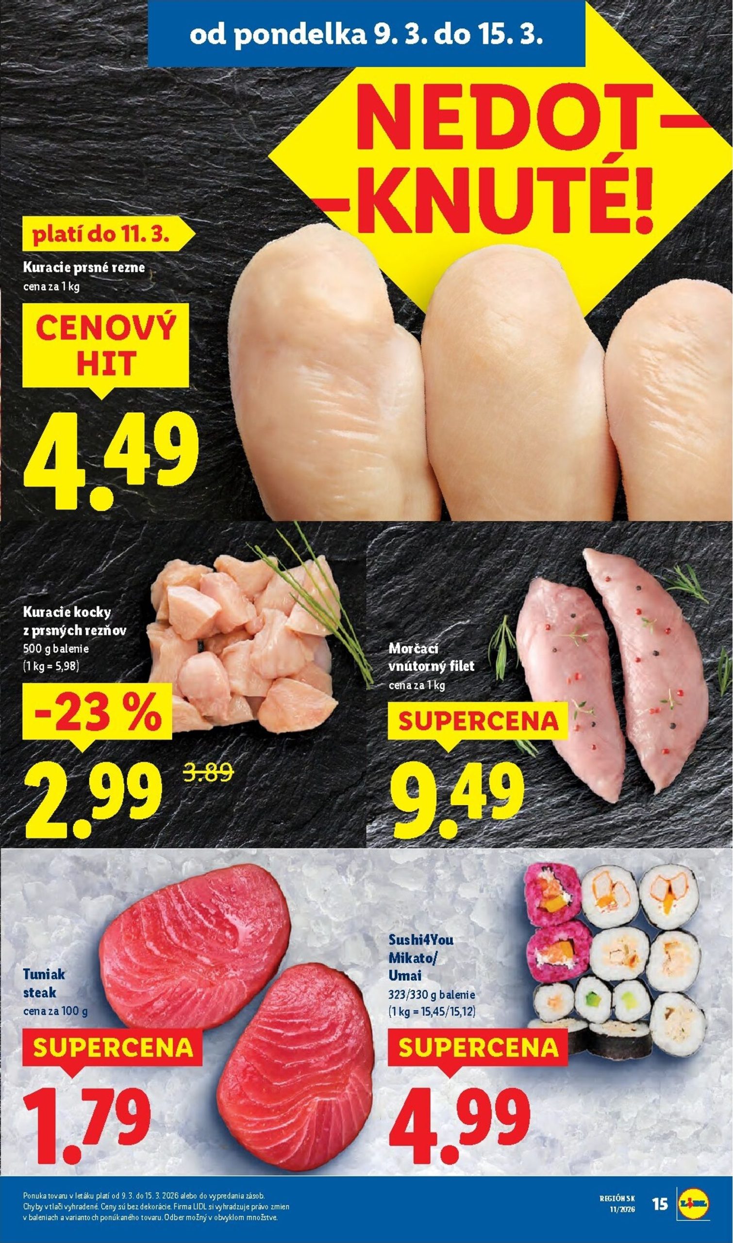 Page 17 of Aktuálny lidl leták platný od pondelka 09.03 do 15.03