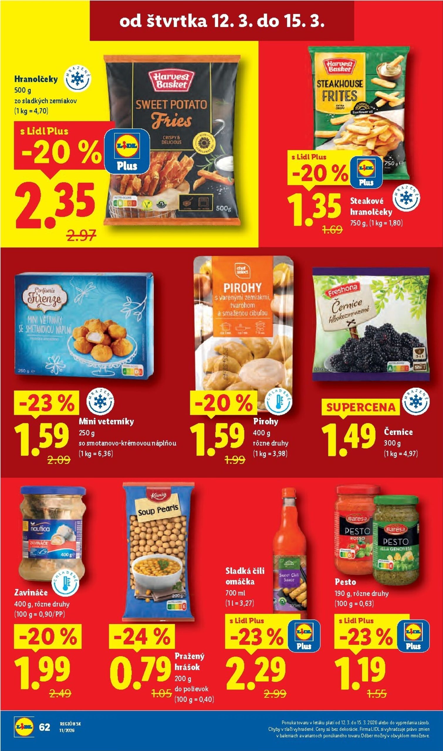 Page 62 of Aktuálny lidl leták platný od pondelka 09.03 do 15.03