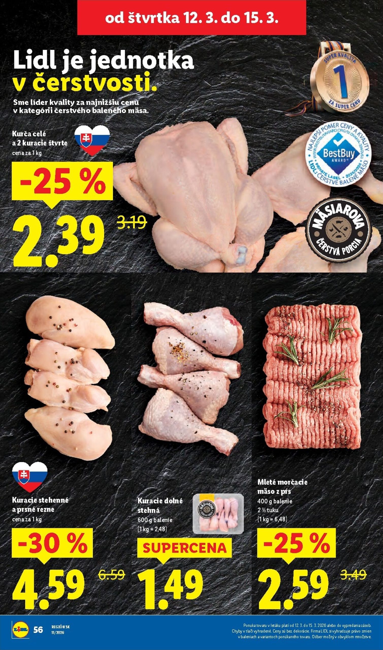 Page 56 of Aktuálny lidl leták platný od pondelka 09.03 do 15.03