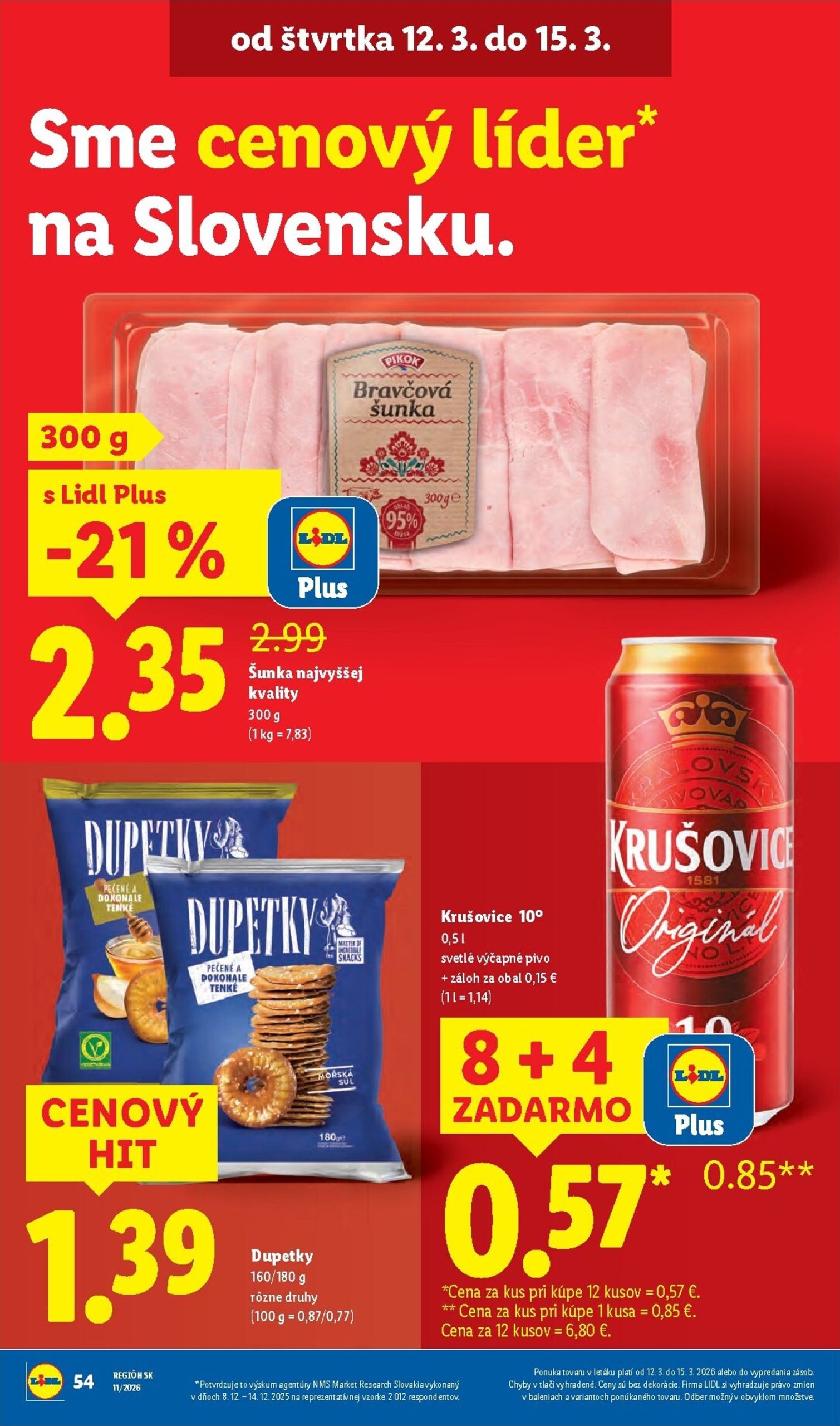 Page 54 of Aktuálny lidl leták platný od pondelka 09.03 do 15.03
