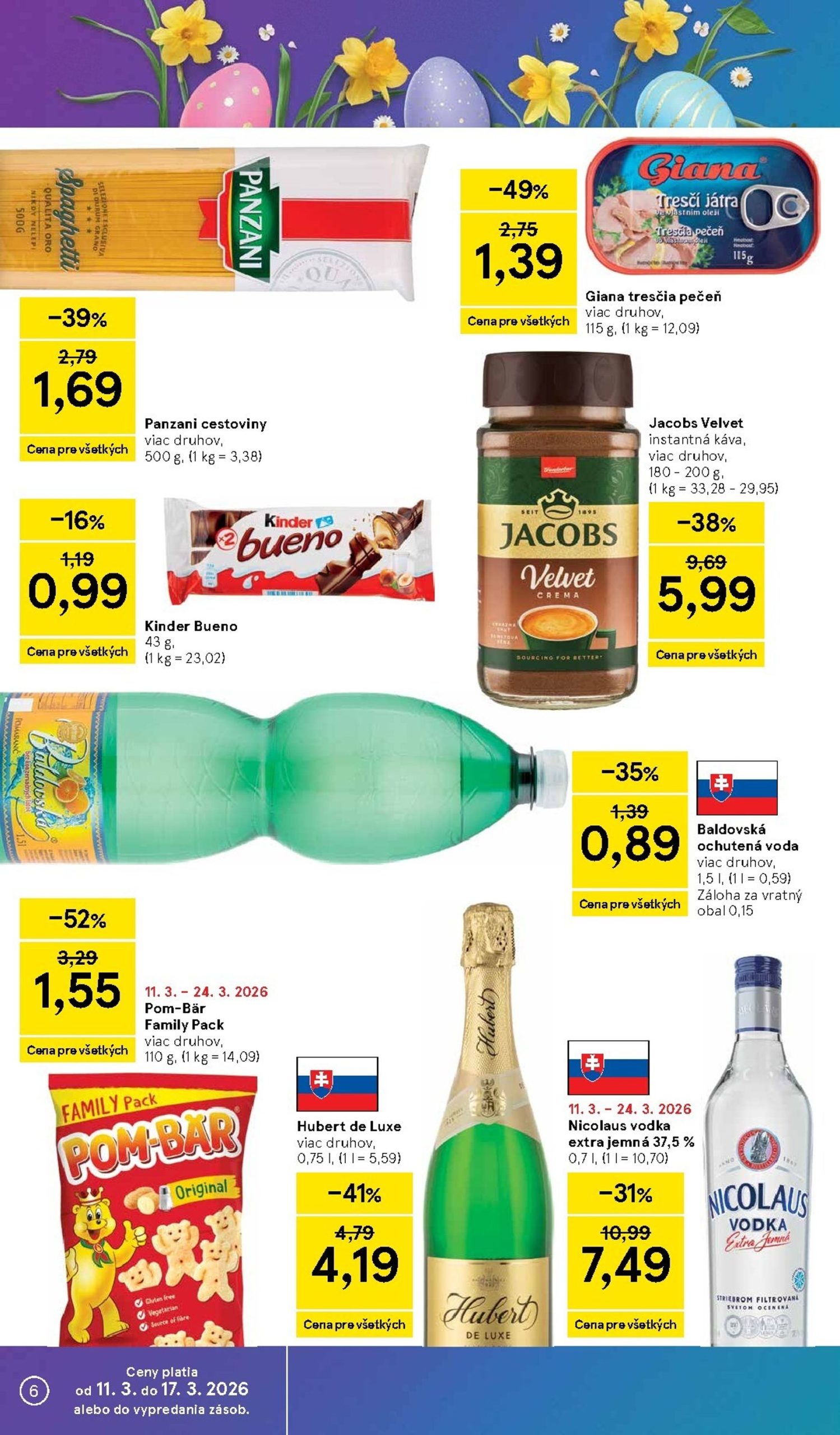 Page 6 of Aktuálny tesco leták platný od stredy 11.03 do 17.03
