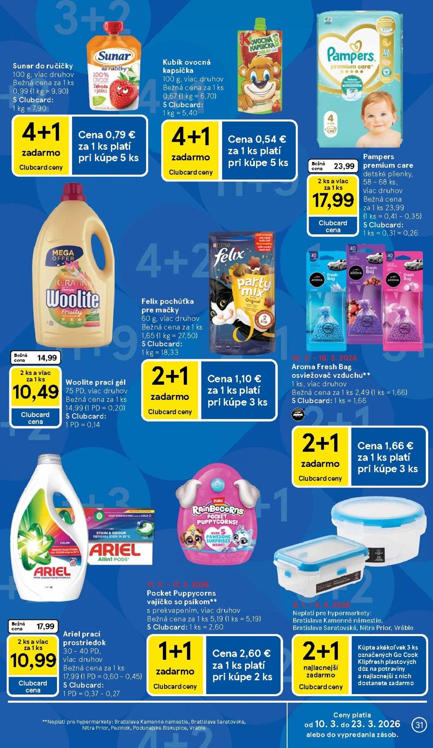 Page 31 of Aktuálny tesco leták platný od stredy 11.03 do 17.03