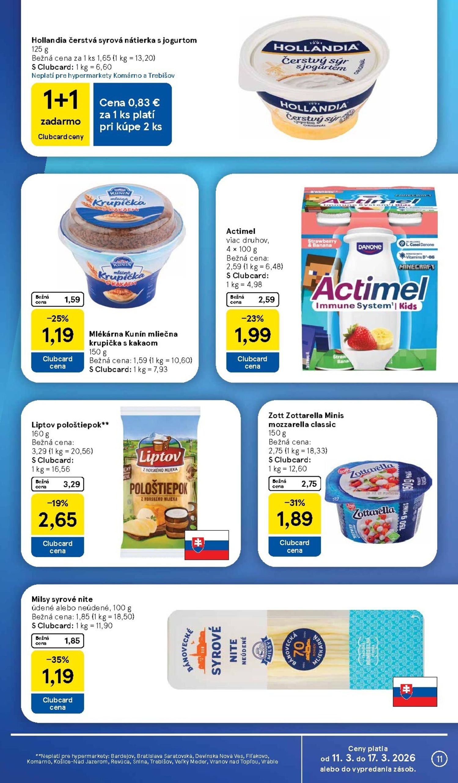 Page 11 of Aktuálny tesco leták platný od stredy 11.03 do 17.03