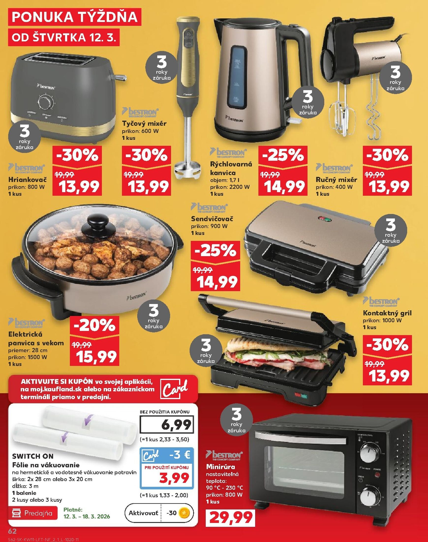 Page 62 of Aktuálny kaufland leták platný od štvrtka 12.03 do 18.03