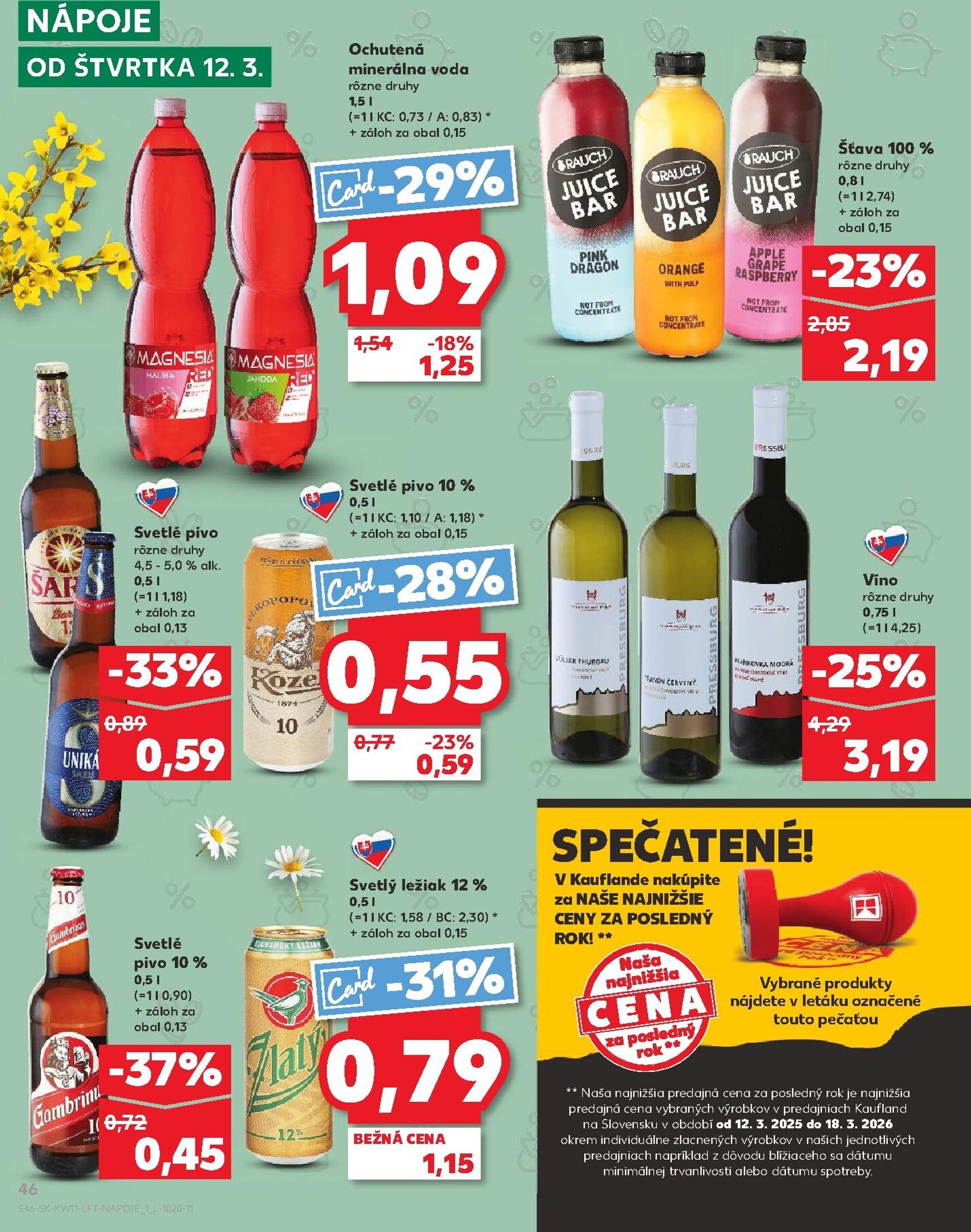 Page 46 of Aktuálny kaufland leták platný od štvrtka 12.03 do 18.03