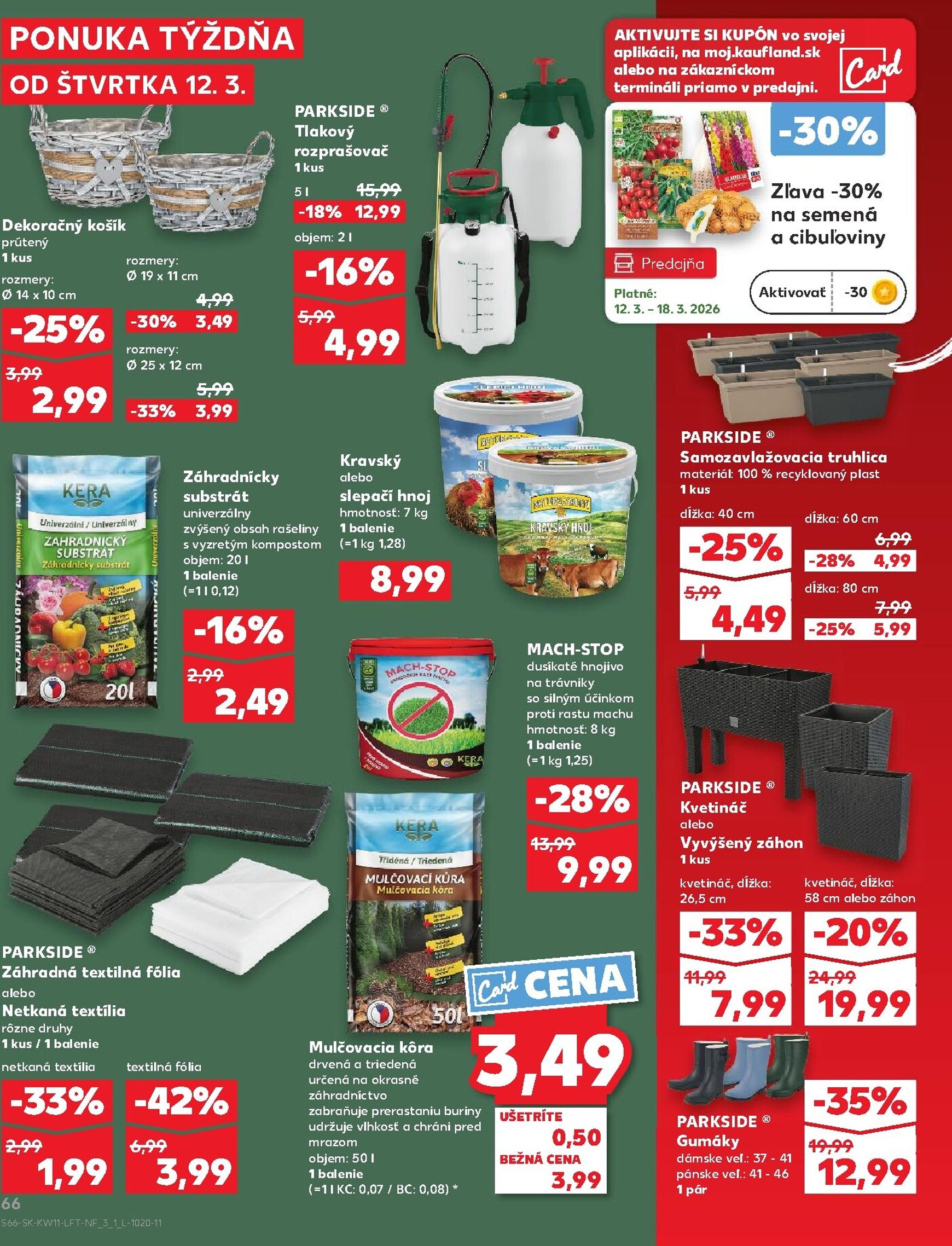 Page 66 of Aktuálny kaufland leták platný od štvrtka 12.03 do 18.03
