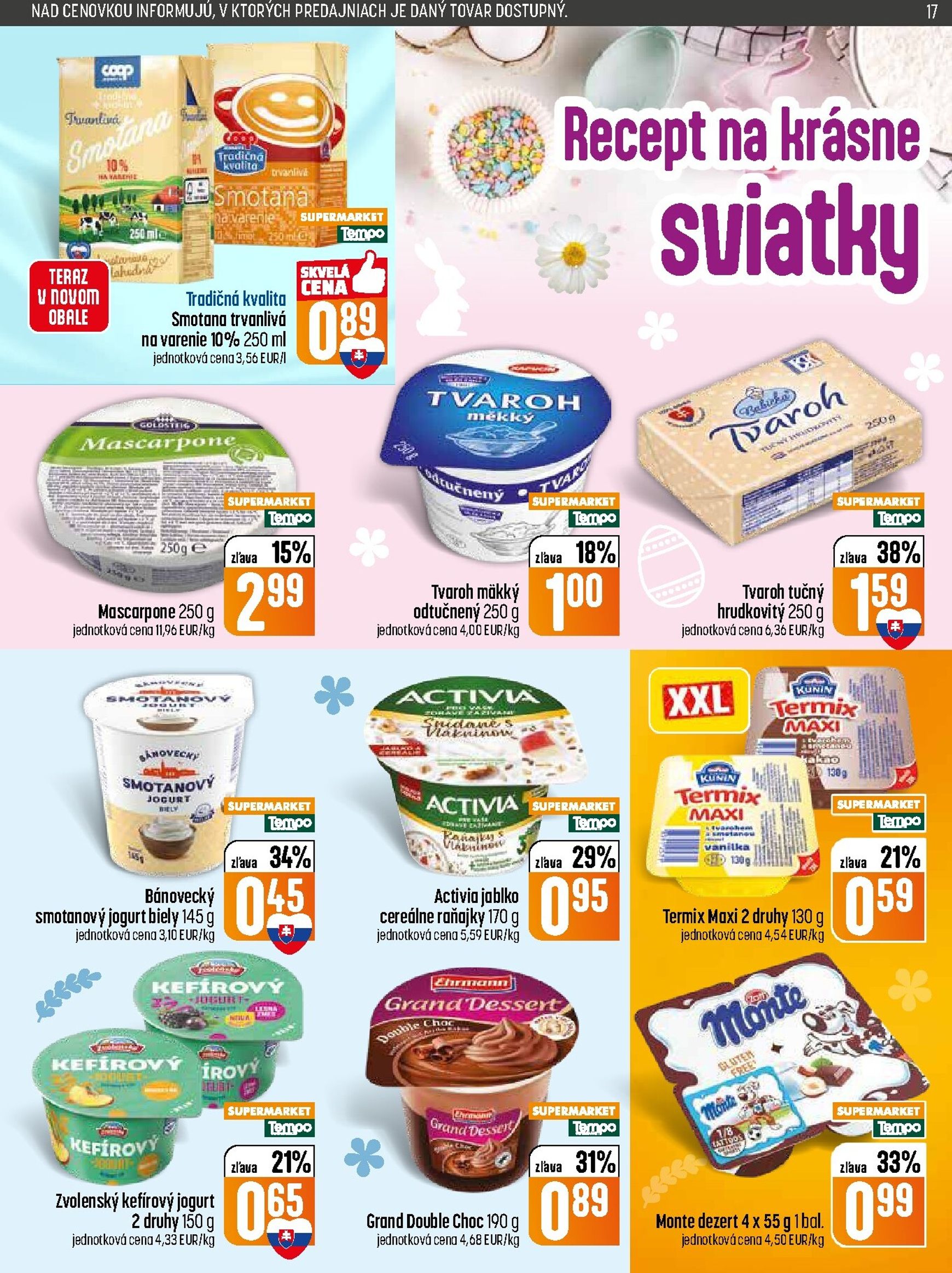 Page 17 of Aktuálny coop-jednota leták platný od utorka 31.03 do 08.04