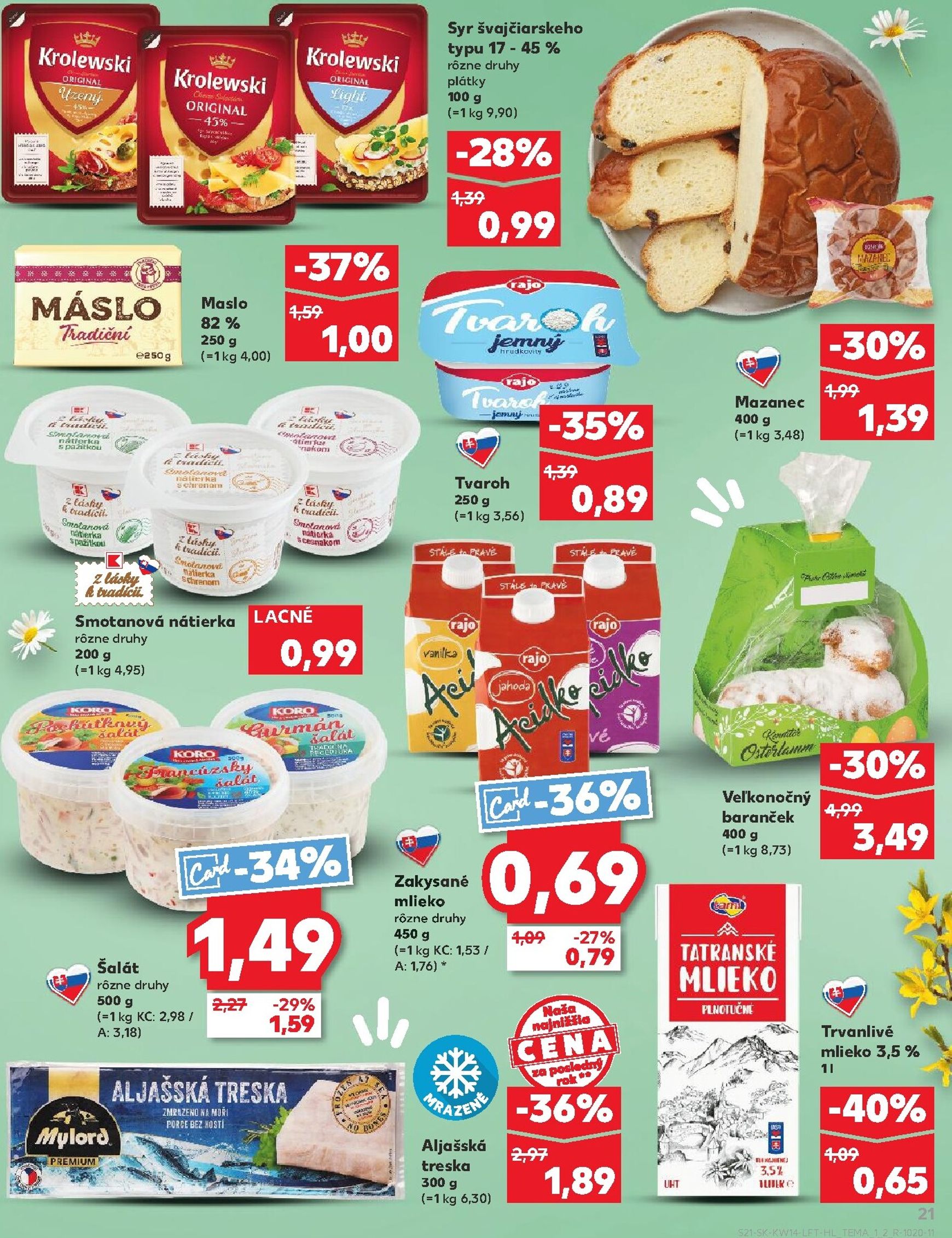Page 21 of Aktuálny kaufland leták platný od stredy 01.04 do 08.04