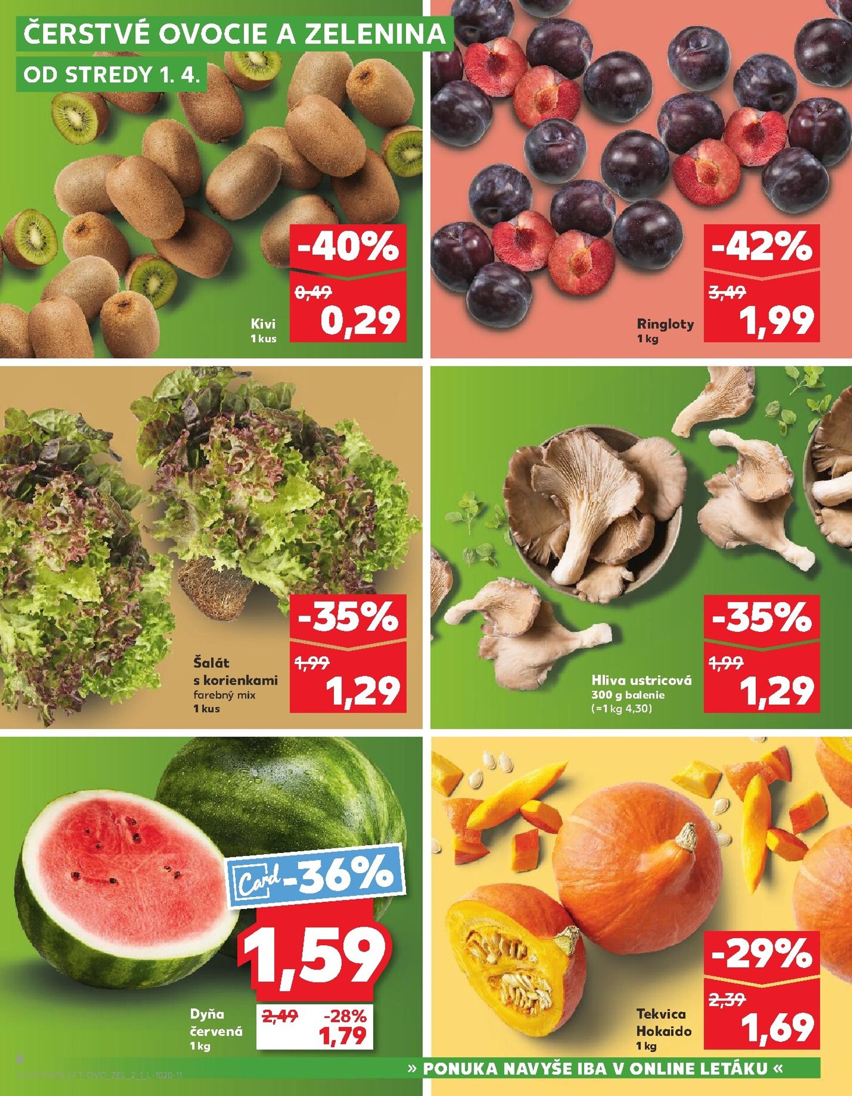 Page 6 of Aktuálny kaufland leták platný od stredy 01.04 do 08.04