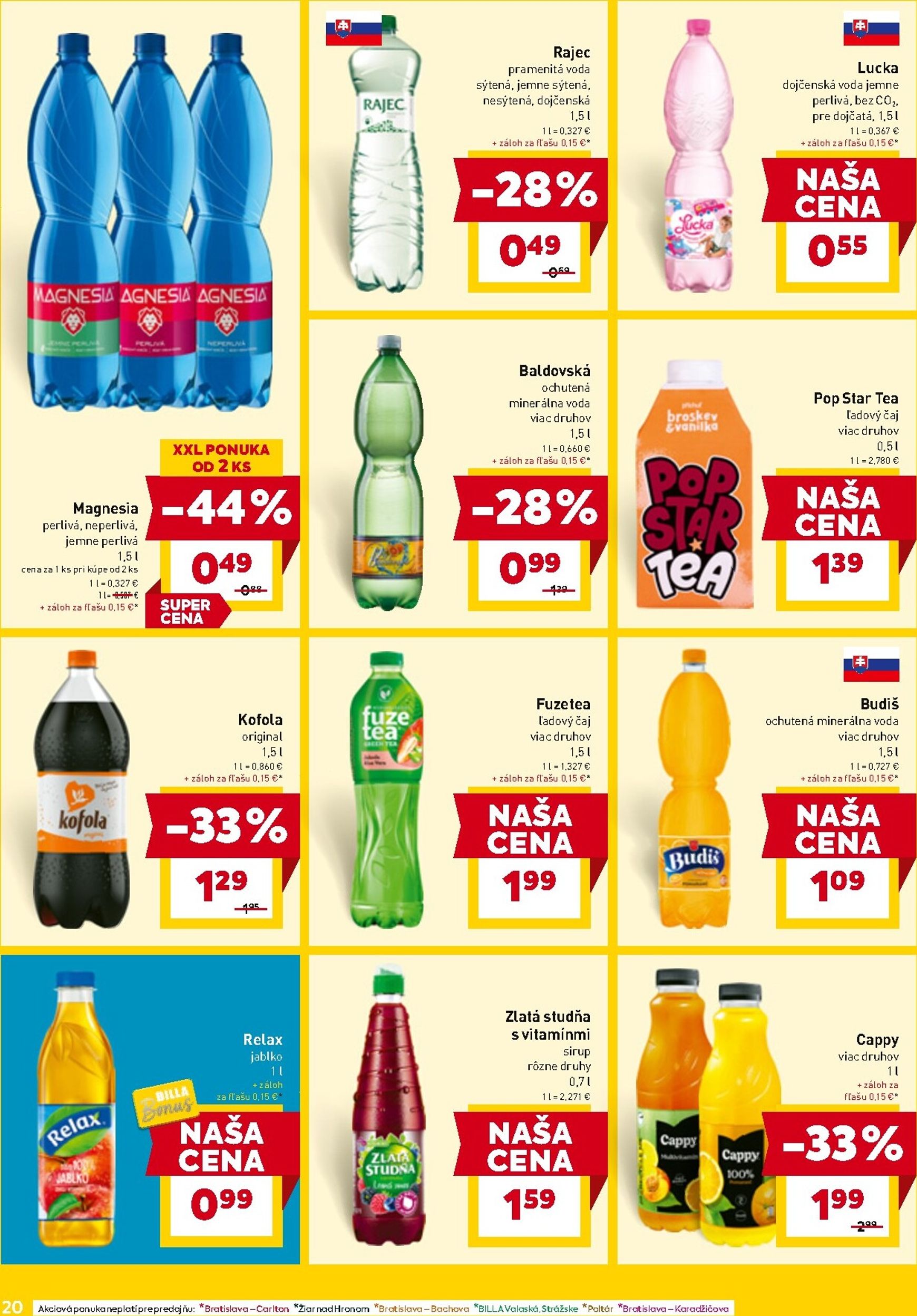 Page 24 of Aktuálny billa leták platný od pondelka 30.03 do 06.04