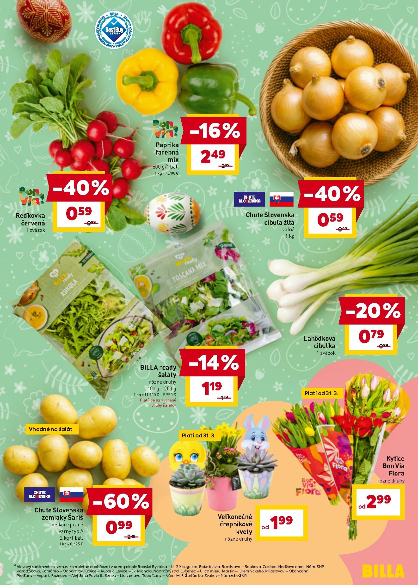Page 5 of Aktuálny billa leták platný od pondelka 30.03 do 06.04