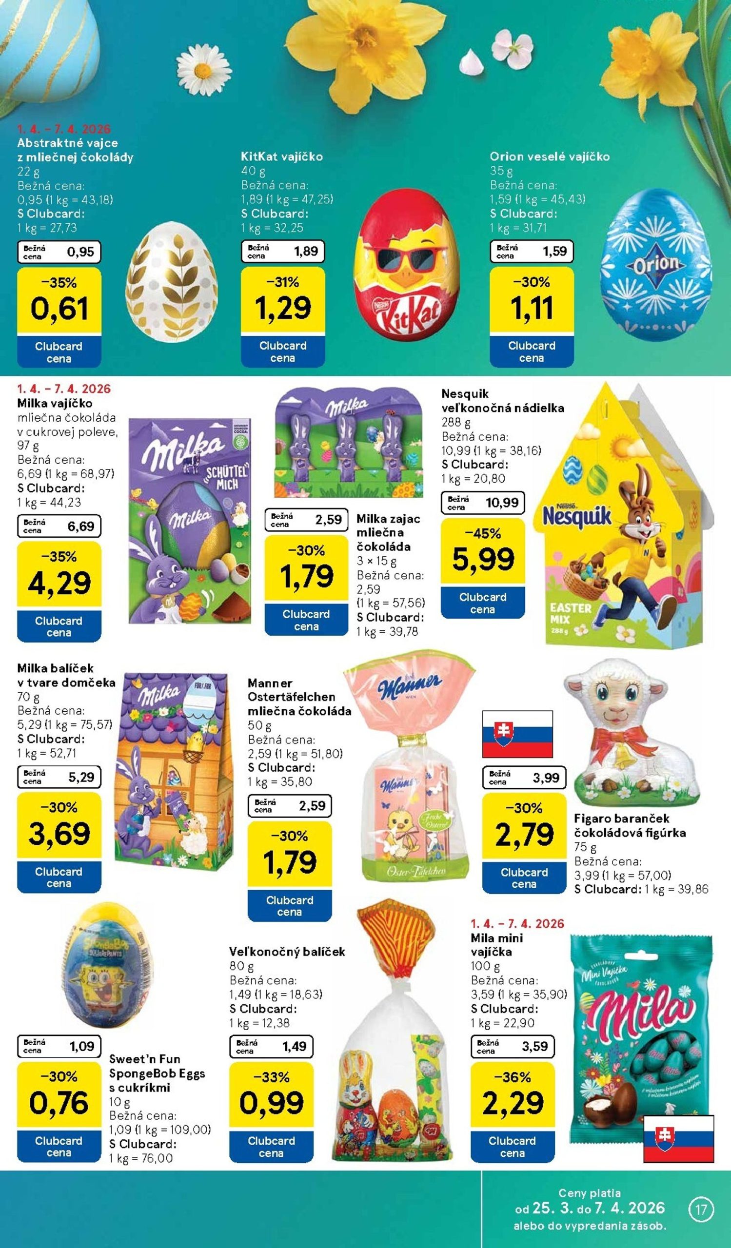Page 17 of Aktuálny tesco leták platný od utorka 31.03 do 07.04