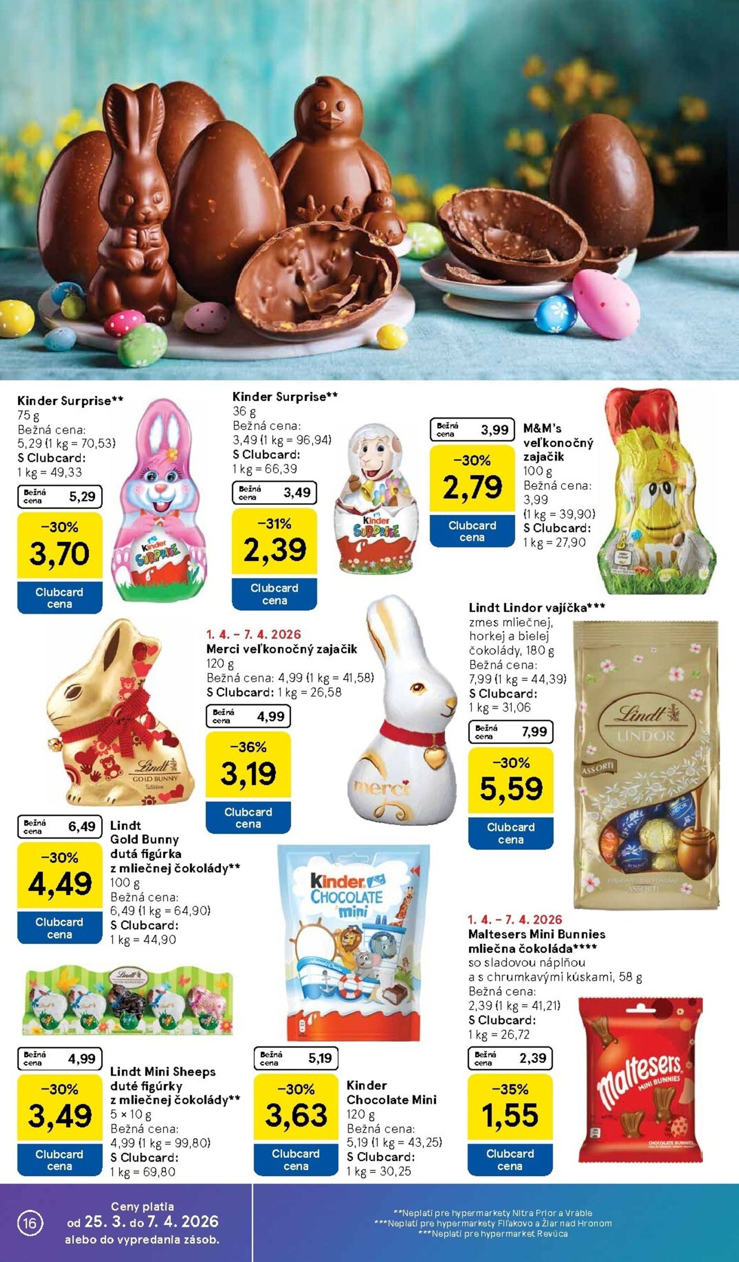 Page 16 of Aktuálny tesco leták platný od utorka 31.03 do 07.04