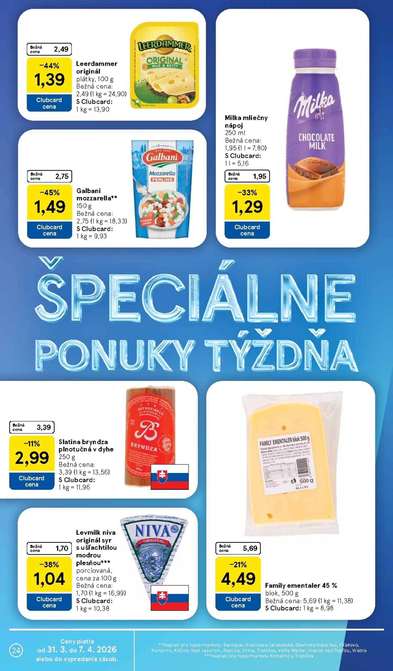 Page 24 of Aktuálny tesco leták platný od utorka 31.03 do 07.04